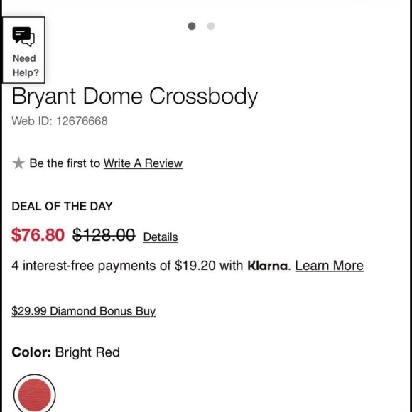 DKNY Bryant Dome Crossbody with DKNY Gigi leather envelope card case - Picture 2 of 3